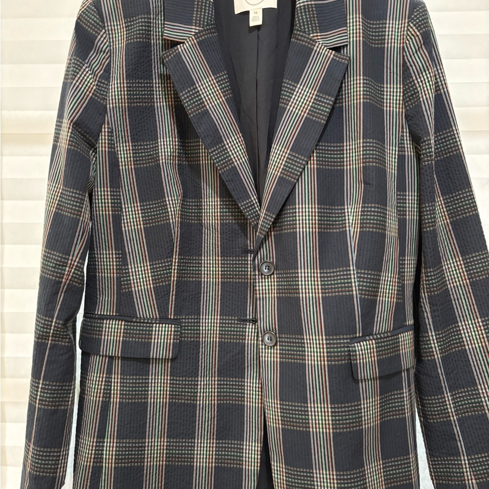 Nordstrom Brand 1901 Women’s Plaid Blazer